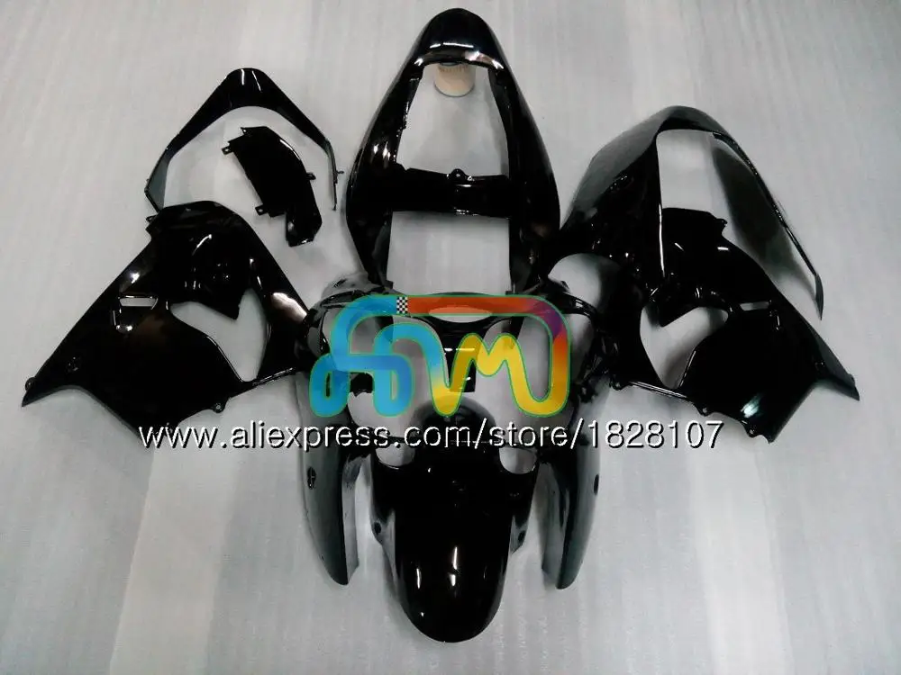 ZX900 комплект для KAWASAKI ZX900CC ZX9 R ZX 9R 9 R 900 900CC 30BS. 0 ZX-9R 2000 2001 2002 2003 ZX9R 00 01 02 03 обтекатель черный CORONA - Цвет: No. 2