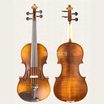 

Q03 Professional Natural Wood Acoustic Violin Fiddle 4-String Instrument For Professional Violin Lover 4/4 3/4 1/2 1/4 1/8 Size