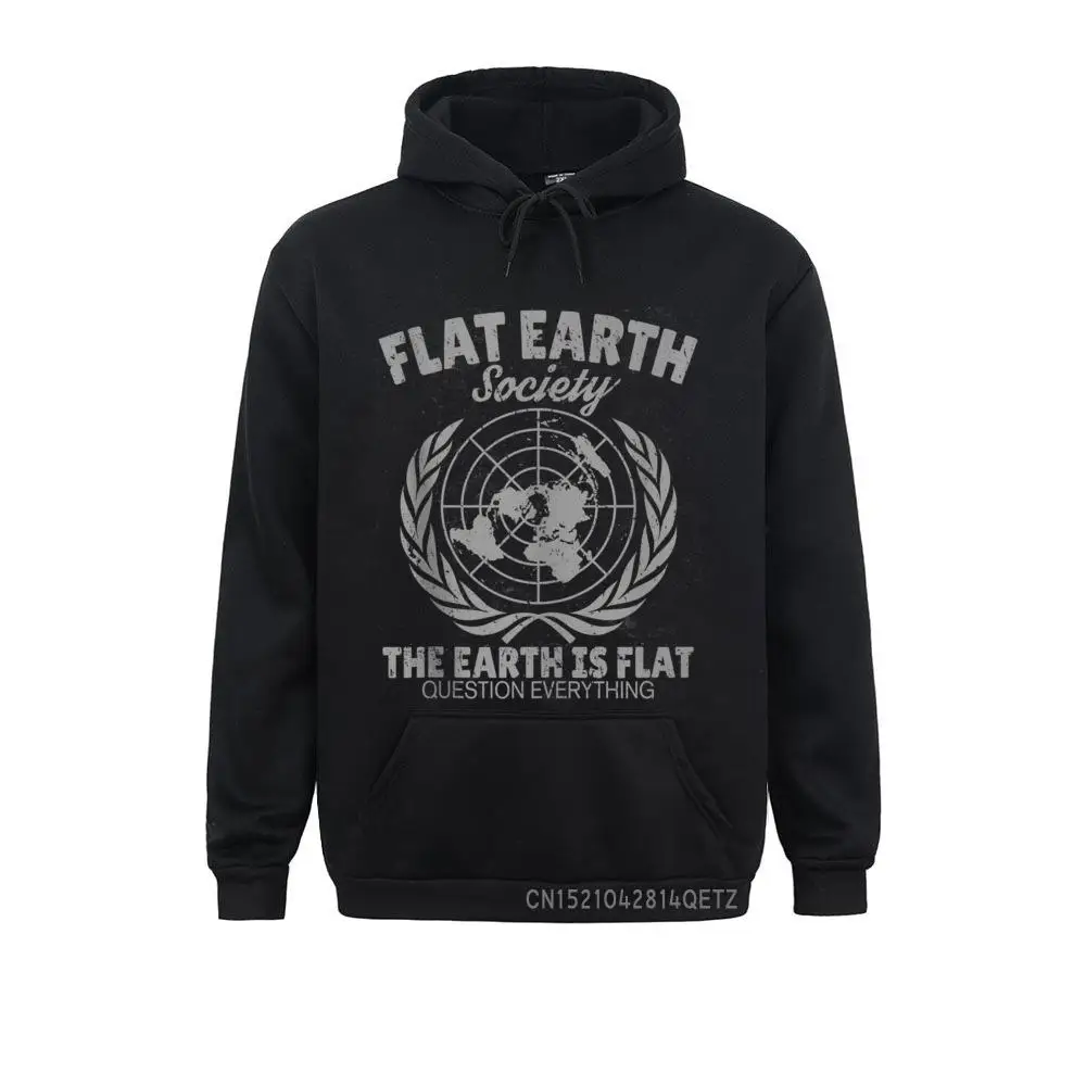 Casual Flat Earth Society Tank Top__B9127 Men Sweatshirts Funny VALENTINE DAY Long Sleeve  Hoodies Design Clothes Flat Earth Society Tank Top__B9127black