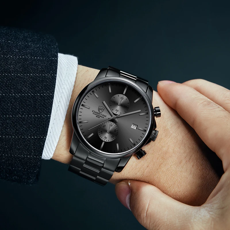 2020 новая сатиновая юбка американка мужские часы топовая фирма Роскошные