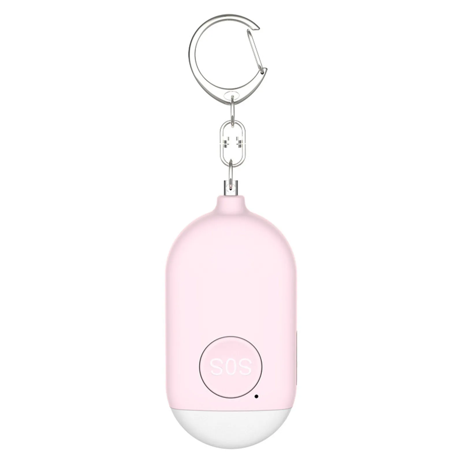 Alarma Personal recargable, linterna de alarma antilobo, artefacto inteligente antilobo, alarma al aire libre, botón de emergencia SOS #30