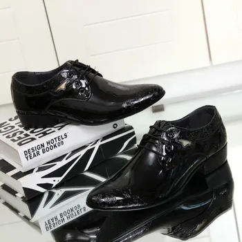 

Shoes Men Breathable Rubber Formal Dress Shoes Male Office Wedding Flats Footwear Mocassin Homme CX30212