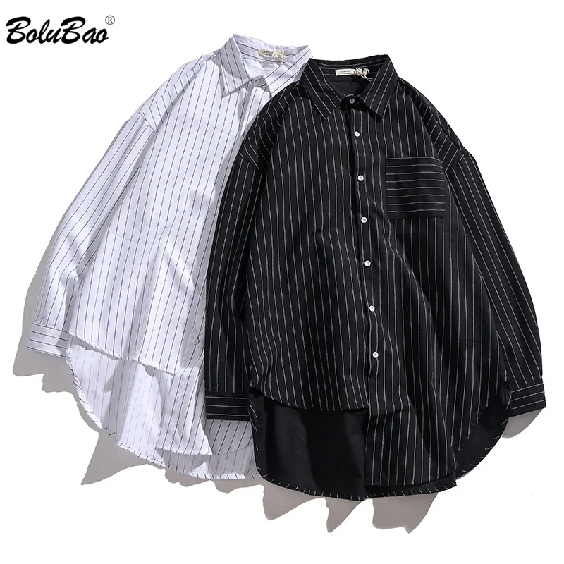 BOLUBAO Fashion Brand Men Casual Shirt Tops Spring Autumn Men's Business Thin Shirt Personality Long Sleeve Striped Shirts Male BOLUBAO Fashion Brand Men Casual Shirt Tops Spring Autumn Men's Business Thin Shirt Personality Long Sleeve Striped Shirts Male