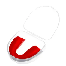 Ясная резинка щит зубы протектор рот охранника кусок Регби Футбол бокс