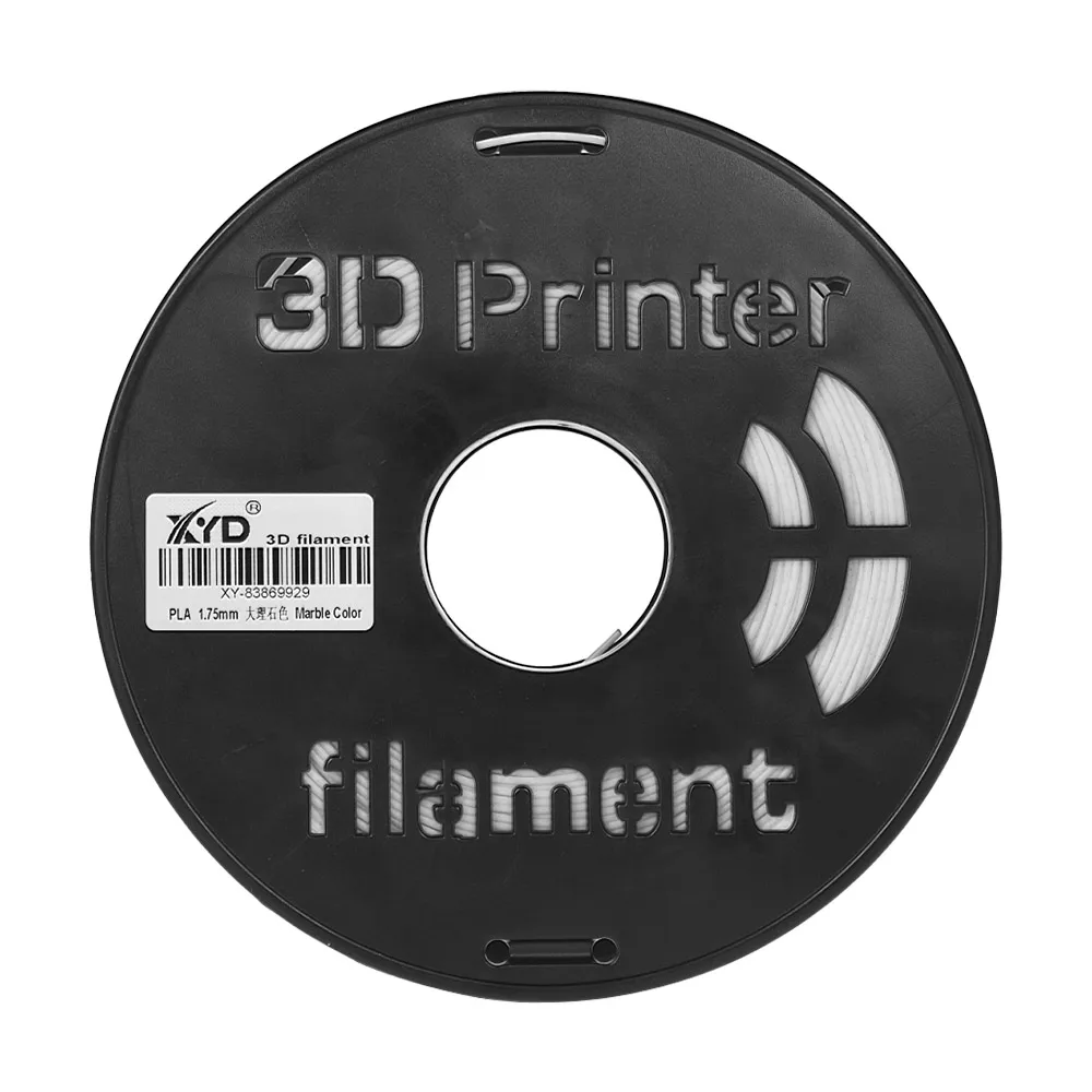 

3D Printer PLA Filament Material Supplies Marble Color 1.75mm Filament 1kg(2.2lb)/ Spool Dimensional Accuracy +/- 0.02mm