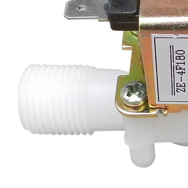 12 в 1/2 дюйма N/C Пластик электромагнитный клапан Магнитный водный и воздушный клапан нормально закрытый