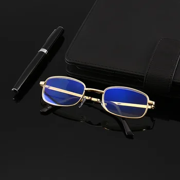 

Foldable and Portable Reading Glasses Women Leesbril Oculos De Grau Masculino Okulary Do Czytania Unisex Glass Metal Frame 2020