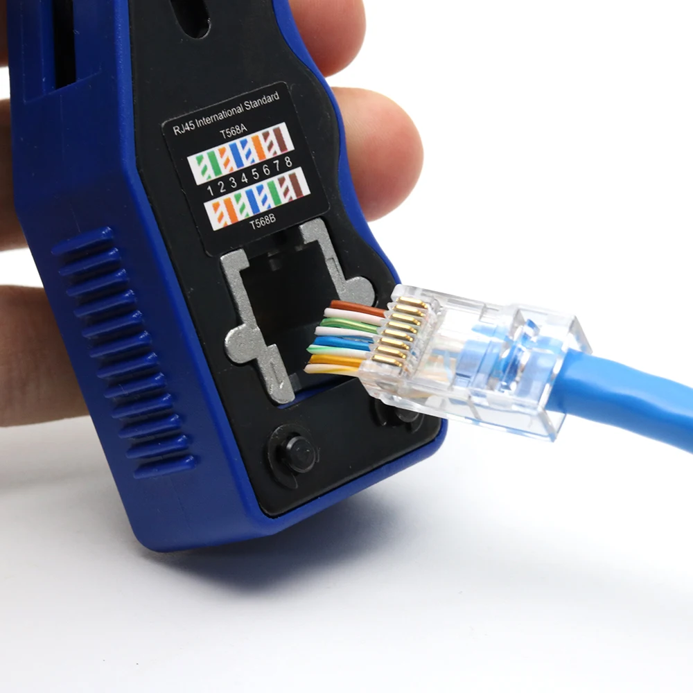YPAY rj45 crimper network tools pliers cat5 cat6 8p rg rj 45 ethernet cable Stripper pressing wire clamp tongs clip rg45 lan