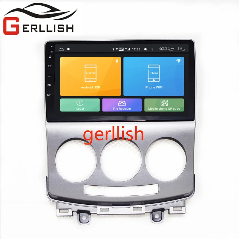 Gerllish android автомобильный Радио стерео Мультимедиа dvd-плеер для mazda 5 2006/2007/2008/2009/2010/2011/2012/gps навига
