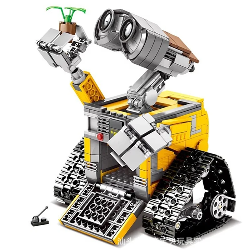 Идеи создатель MOC WALL-E робот RC Eve Playmobil строительные блоки Наборы комплекты кирпичей Фильм Дети Marvel совместимы