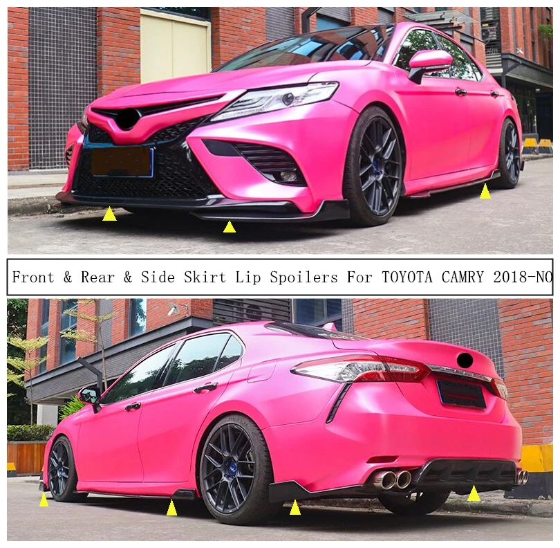 Передний и задний бампер диффузор боковая юбка для TOYOTA CAMRY 2018 2019 2020 2021