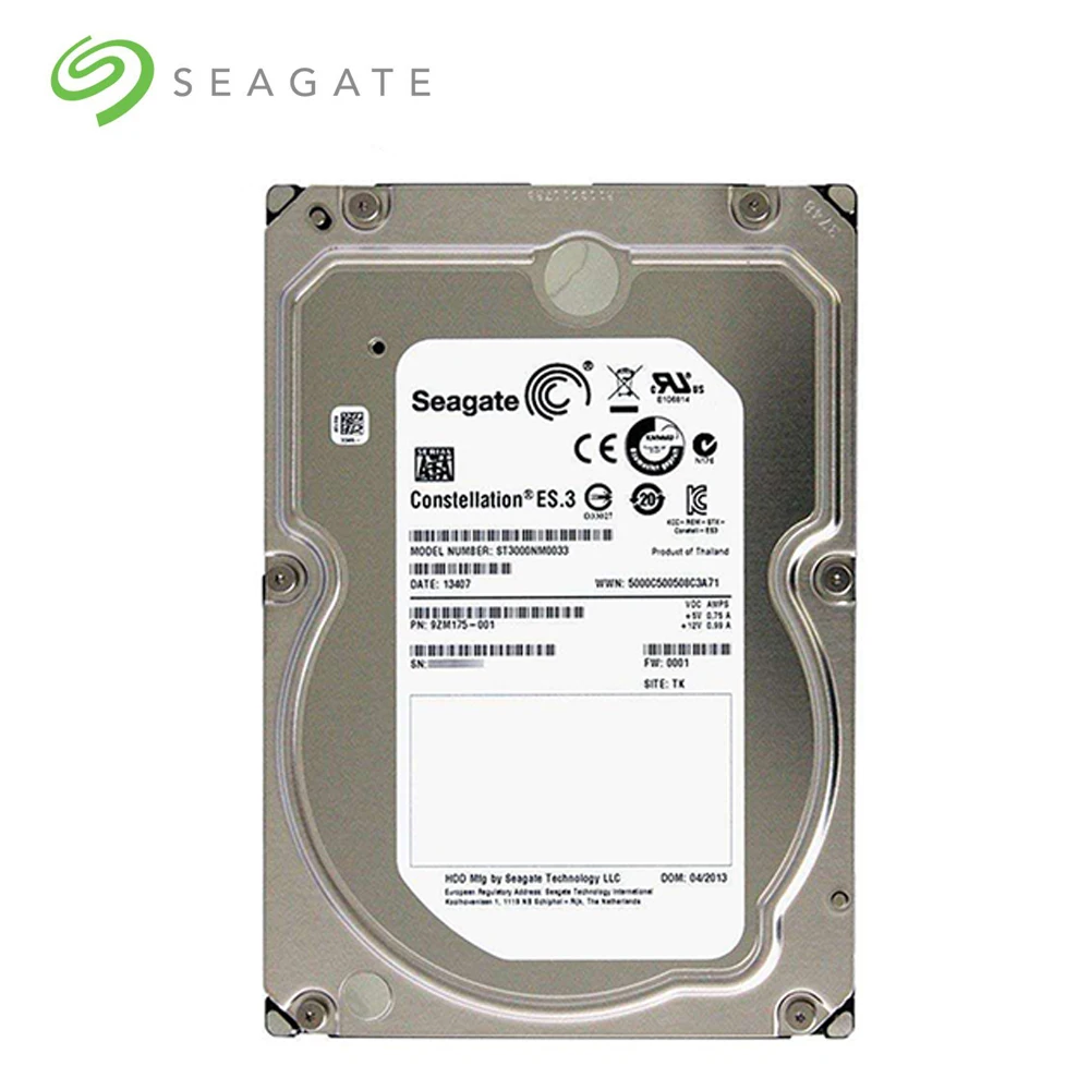 

Seagate Brand SAS 2TB Desktop computer 3.5" enterprise Hard disk SATA 3Gb/s-6Gb / s 7200 RPM ES.3 64-128MB buffer