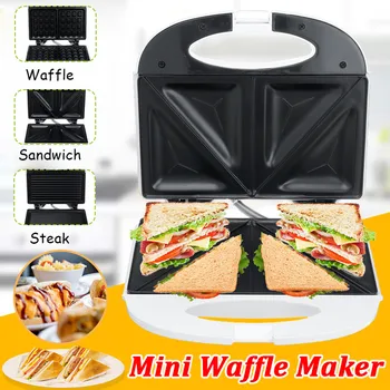 

750W Electric Sandwich Maker 110V US Plug Waffle Maker Breakfast Waffle Machine Multifunction Toaster Baking takoyaki Pancake