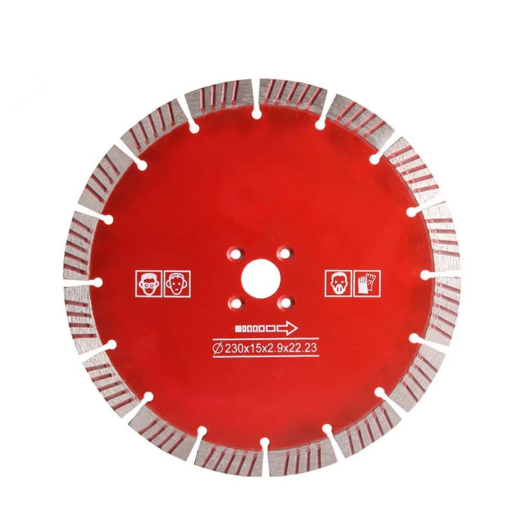 

DB40 Sintered Hand Saw Blades 9 Inch D230mm Hot Press Concrete Turbo Segments Cutting Disc Diamond Cutting Wheel for Stone 10PCS