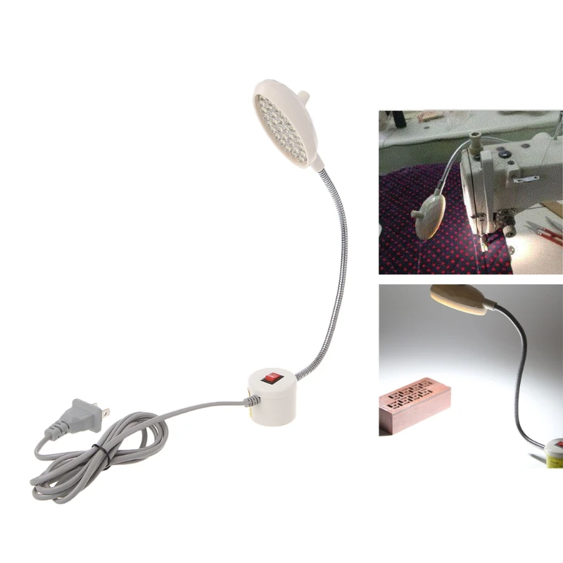 

30 LED Brightness Adjustable Sewing Machine Light Gooseneck Lamp w/ Magnetic Base AXYC