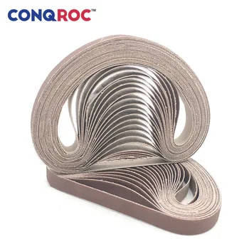 

25 Pieces 10 x 330mm 3/8"x13" Sanding Belt Aluminum Oxide Sander Belt Grit 80 100 120 180 240 320 400 600 Abrasive Tools