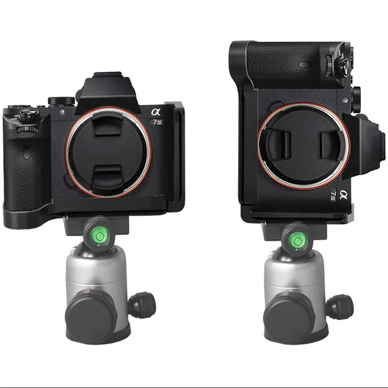 L быстросъемная пластина с Unc 1/4 винт для sony A7M3 A7R3 A7Riii камера клетка аксессуар Кронштейн пластина из алюминиевого сплава