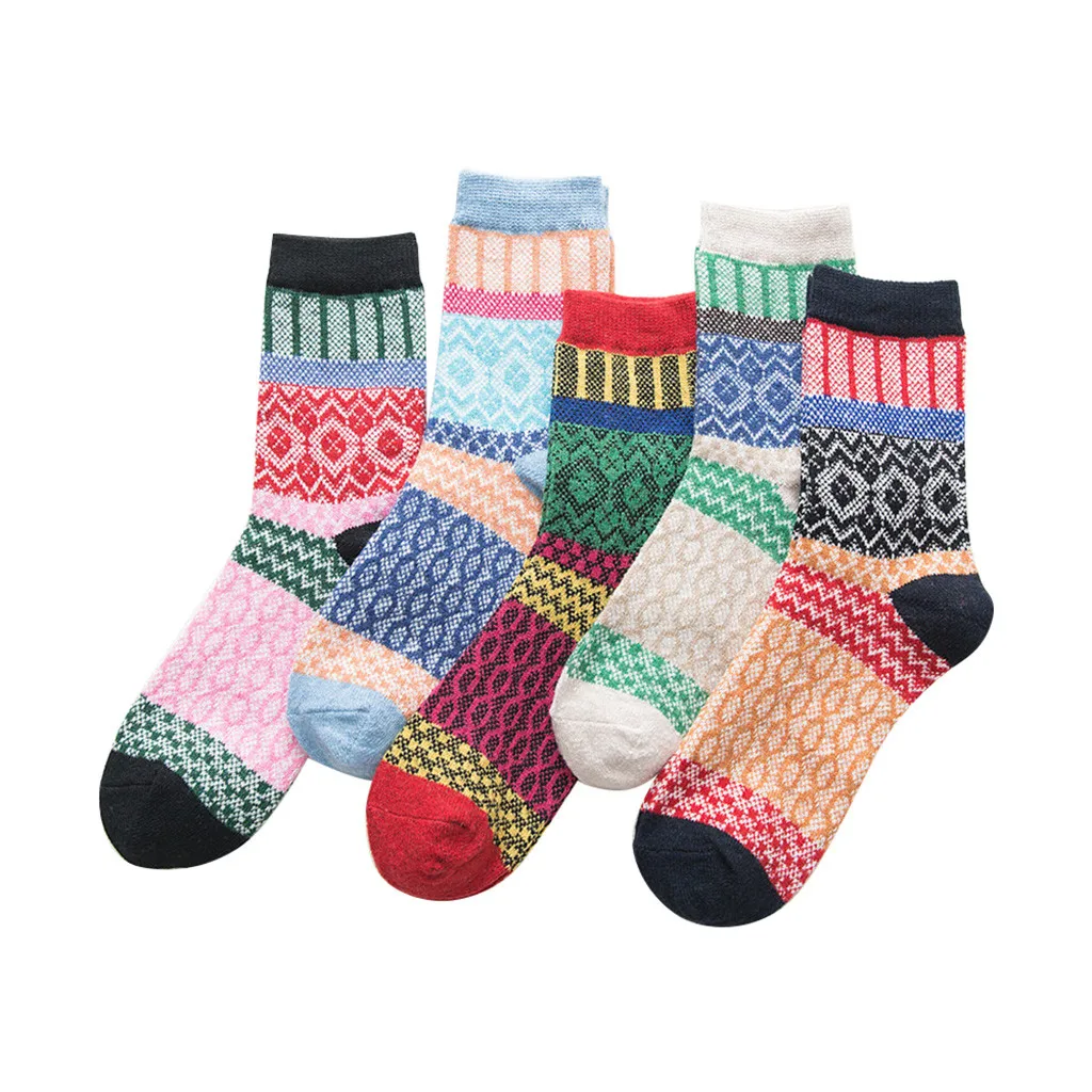 5 пар, осень и зима, новые носки, японский тренд, женские носки без пятки с буквами, полосатые хлопковые женские короткие носки, бренд tide