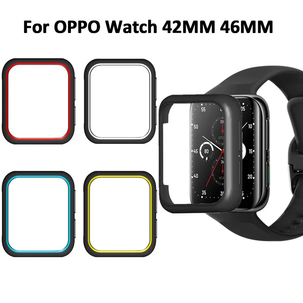 Soft TPU Protective Case Cover Bumper - Lightweight Protector Shell for OPPO Watch Accessories