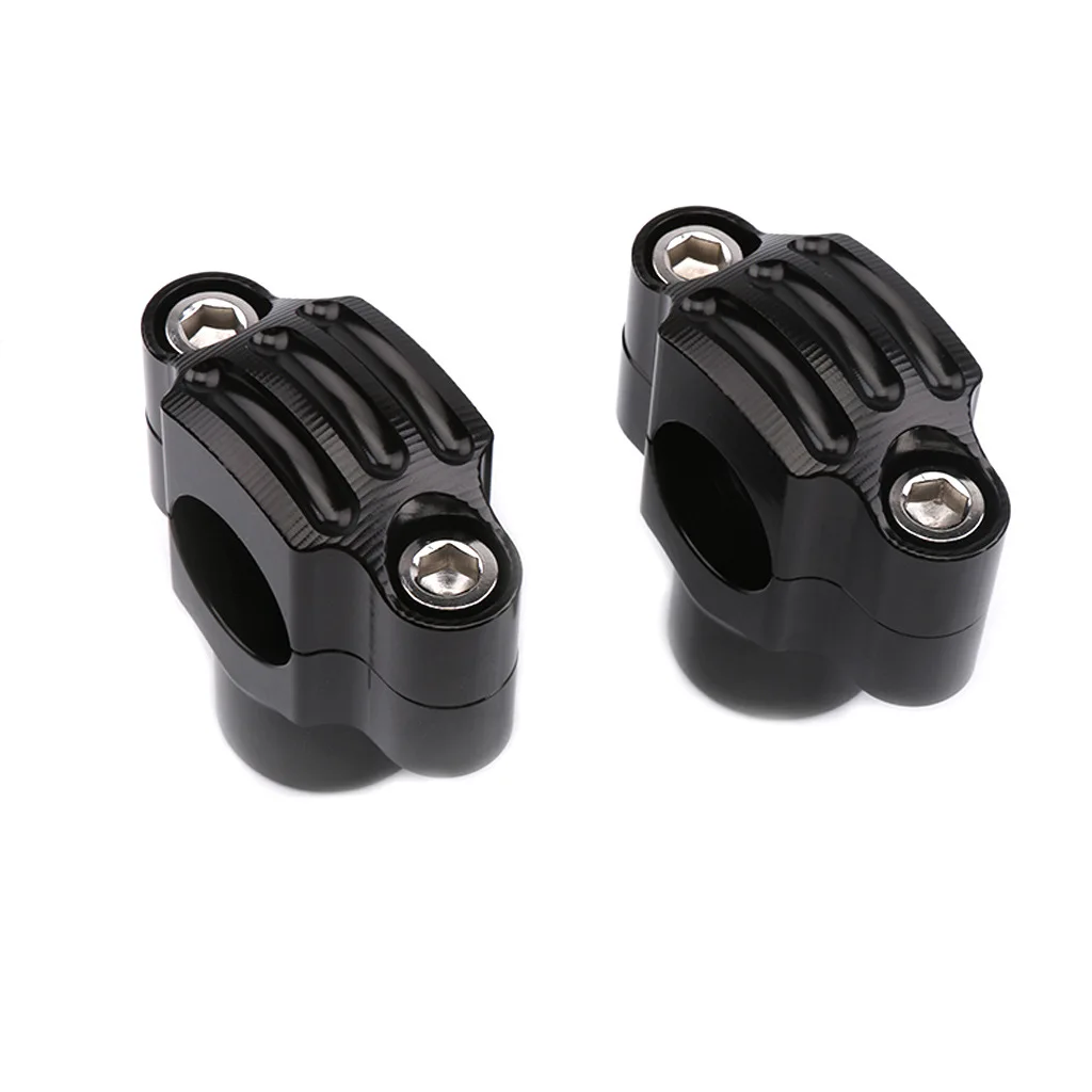 Universale 22 Millimetri 7/8 ''Off Road Moto Handler Bar Handlerbar Riser Morsetto Per Montaggio Sollevatore Adattatore Morsetti Moto Accessori Scoote