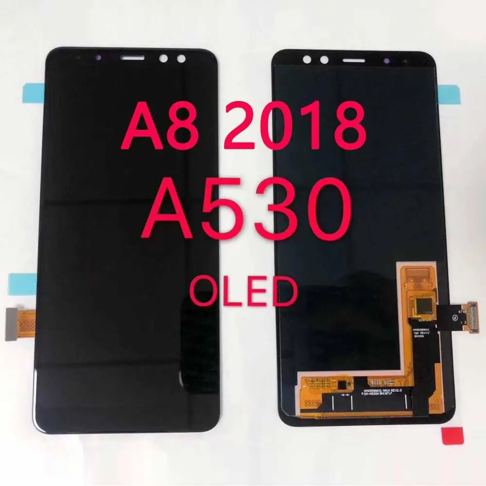 ЖК-дисплей Super AMOLED A530 для Samsung A8 2018 A530F сенсорный экран дигитайзер в сборе Замена
