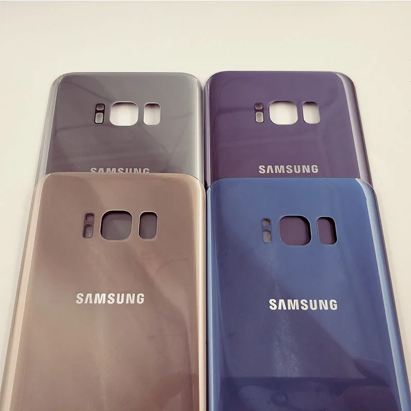 Для samsung Galaxy S8 Plus S8+ задняя крышка, 3D стеклянный чехол для батареи samsung S8plus, запасная крышка корпуса+ клейкая наклейка