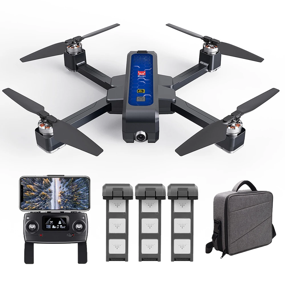 MJX Bugs 4W B4W Дрон с камерой 4K 5G wifi FPV gps 20 минут время полета оптического потока позиционирования RC Квадрокоптер Дрон игрушка VS MJX B5W