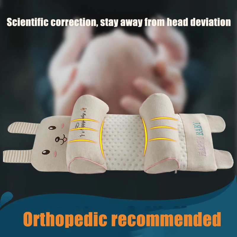 

JXYSY Baby Pillow Adjustable Memory Foam Support Newborn Infant Sleep Positioner Prevent Anti Roll Pillow Orthopedic recommended