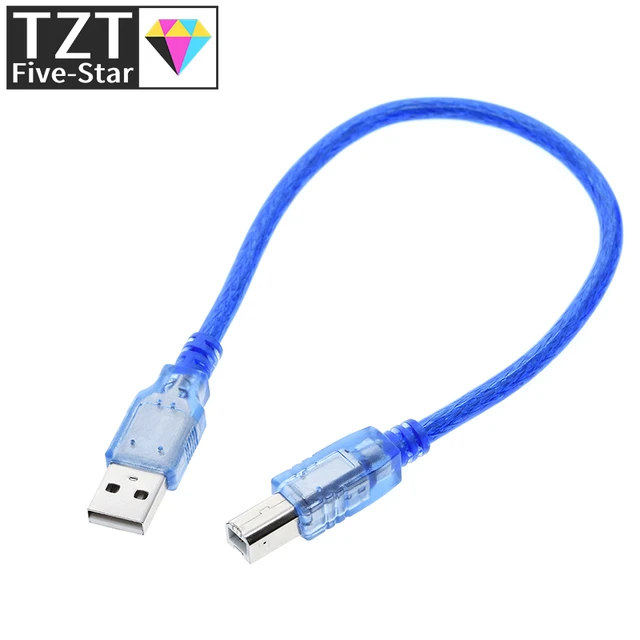 TZT 30cm USB Cable UNO R3 / Mega 2560 R3/ ADK USB-A to USB-B for arduino -  AliExpress