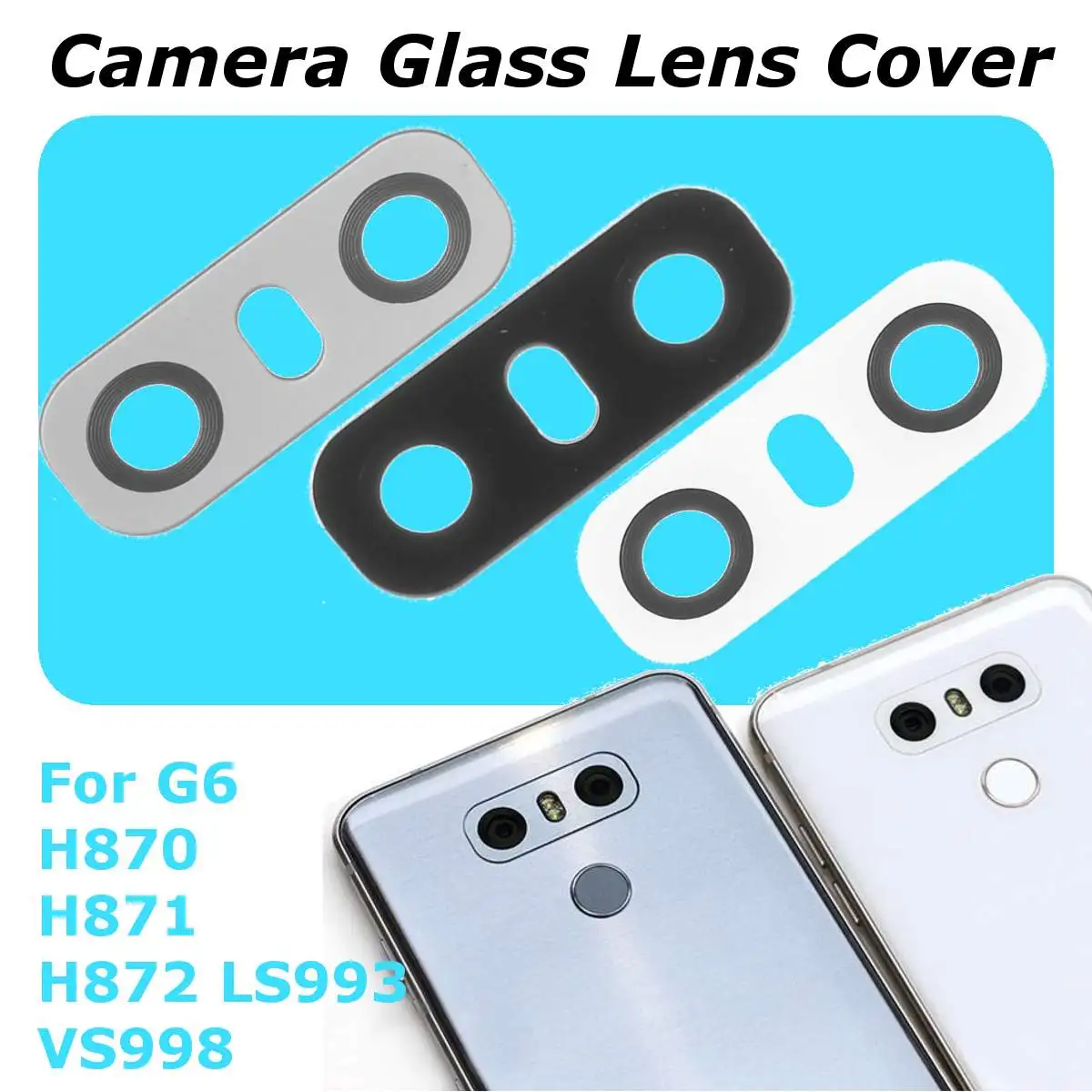 Сменная задняя крышка объектива камеры для LG G6 H870 H871 H872 LS993 VS998 модель ударопрочные аксессуары