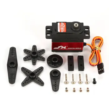 

JX PDI 6221MG 20KG 4.8V-6V Large Torque 360 Degree Digital Servo For 1/10 1/8 RC Car Boat Spare Parts Accessories