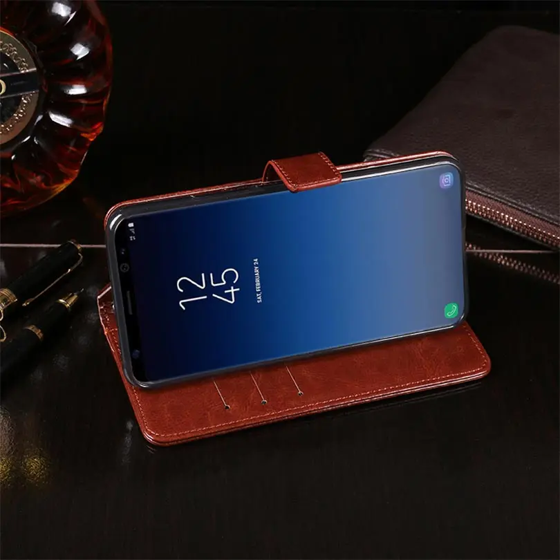 Чехол для samsung Galaxy S9 Plus, Кожаный противоударный чехол-бампер, флип-чехол для samsung S9 Plus, Магнитный чехол, funda etui