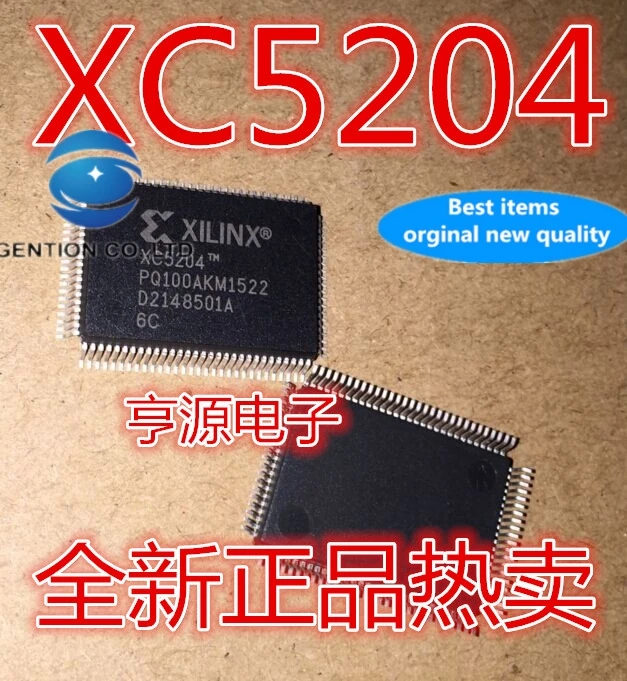 

2 шт XC5204 XC5204-6PQ100C QFP100 в наличии 100% новый и оригинальный