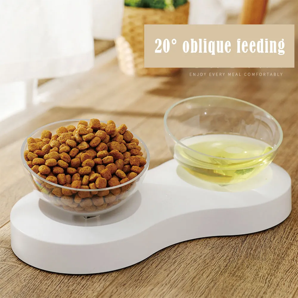 

Non-slip Cat Bowls Double Bowls Adjustable Angle Pet Food And Water Bowls For Cats Dogs Feeders Cat Bowl Pet Supplies 5