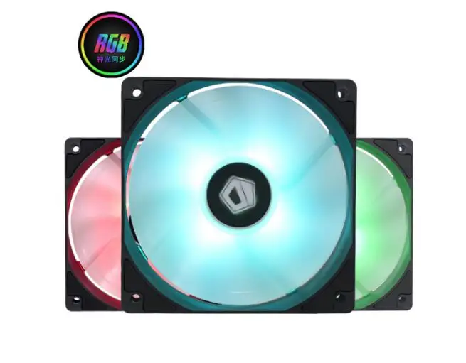 ID охлаждение трио 12 В 4pin RGB Синхронизация с материнскими платами Asus/MSI/Gigabyte