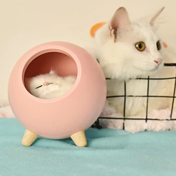 

FUNN-Led Night Light Usb Dimmable Night Light Bionic Cat Atmosphere Lamp Bed with Sleep Light Children Baby Gift New