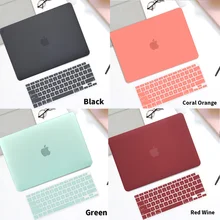 Frosted PVC Soft Laptop Case For MacBook Air M1 13 2020 A2179 A2337 Touch ID Pro 13 A2289 A2159 A2338 M1 Pro 16 Hard Laptop Case