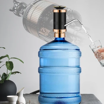 

Auto Bottled Water Pump with Volume Control Wireless Water Dispenser Recgargeable Gallon Water Bottle Jug Dispenser Pump for Hom