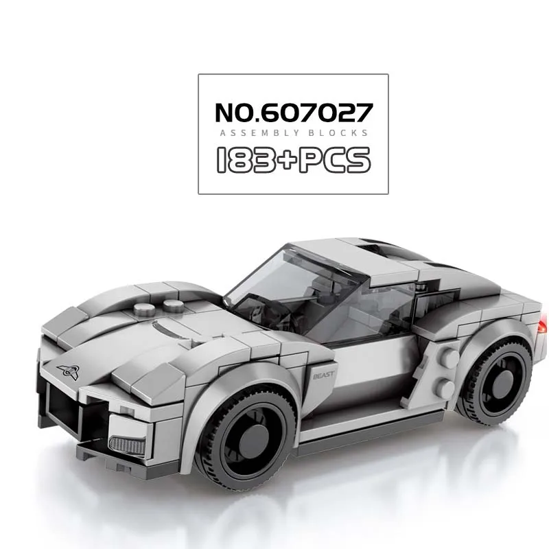 Speed Champions Technic City Assemble autos model Building Blocks supercar city Racing Car Bricks Toys for Children small bricks