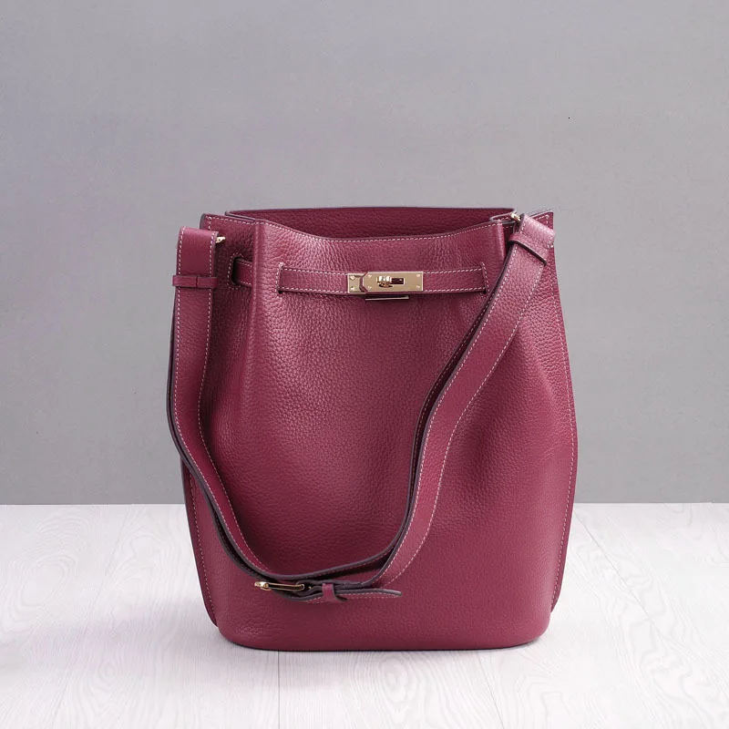 Женские сумки из натуральной кожи высокого качества с замком на плечо, модная повседневная брендовая сумка через плечо Feminin
