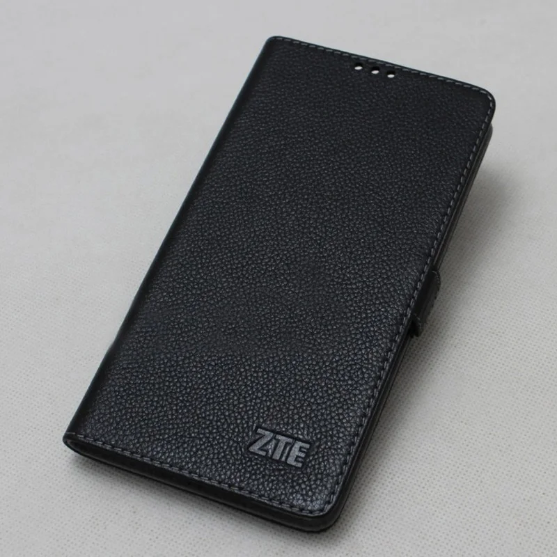 Настоящий чехол для zte Blade V9, модный кожаный флип-чехол для телефона v9, роскошный чехол из телячьей кожи