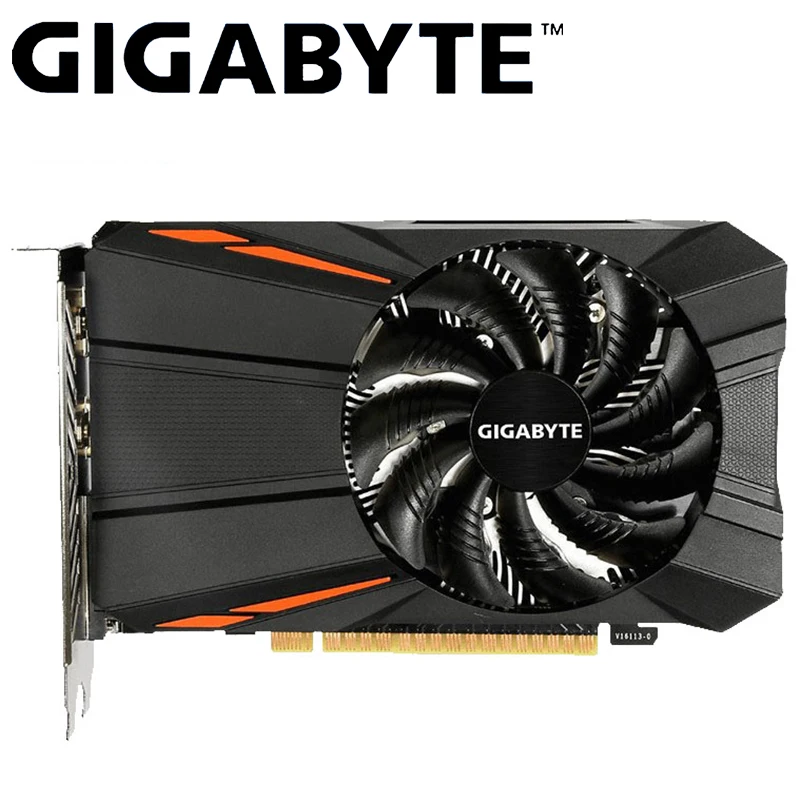 

Gigabyte GTX1050 Ti 4 GB Graphics Card with NVIDIA GeForce gtx 1050 Ti GPU 4GB GDDR5 128 Bit Video Cards for PC Used