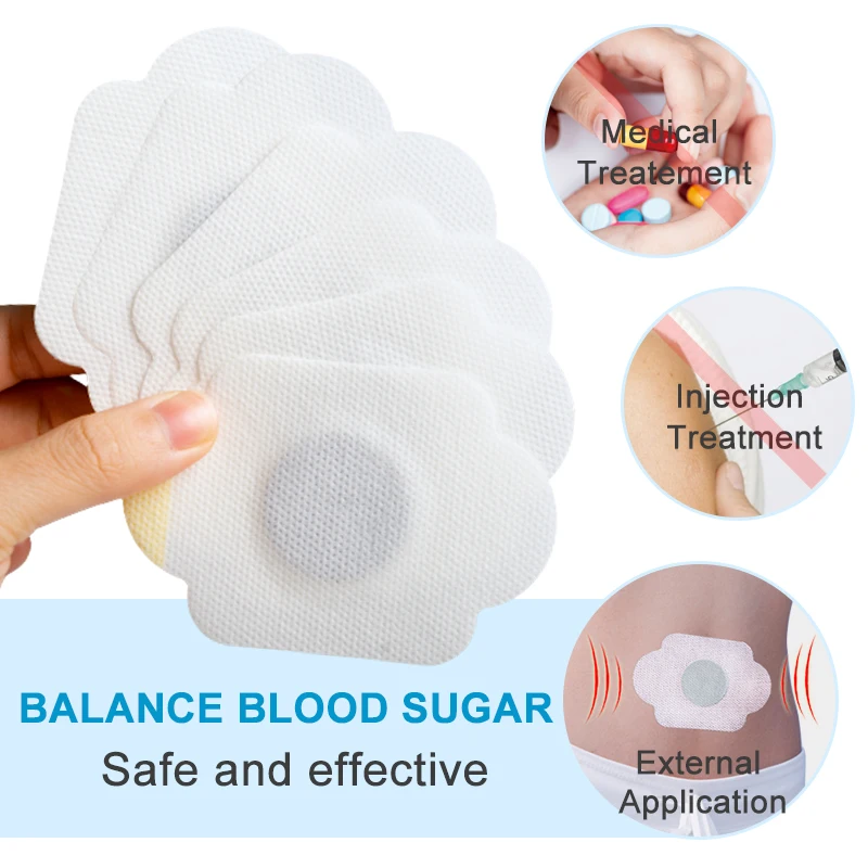 6Pcs Sumifun Diabetic Patch Natural Herbs Diabetes Plaster Stabilizes Blood Sugar Balance Glucose Content K04701