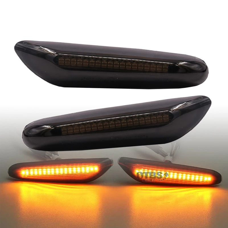 

For BMW E46 E36 E60 E61 E90 E92 E93 X1 E84 X3 Led Flowing blue/ Yellow Turn Signal Lights Side Fender Sequential Blinker Lamp