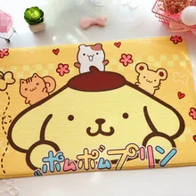 1 шт., ковер Cinnamoroll Pom Purin аниме, украшения для дома, мягкие ковры, Мультяшные Коврики для спальни, плюшевые коврики для ванной, коврик для двери, Новинка