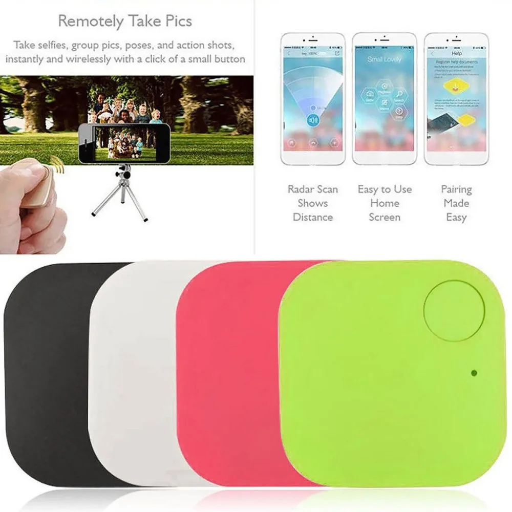 Quad-Square беспроводной анти-Потеря устройства трекер локатор объект-Искатель трекер двусторонняя сигнализация анти-Потеря устройства