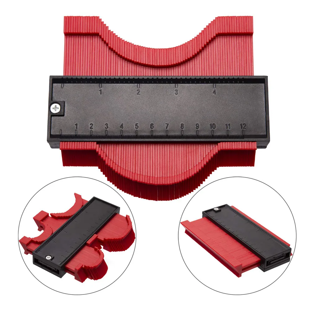 

Contour Gauge 12/25cm Irregular Profile Gauge Ruler for Accurate Measurement AS99