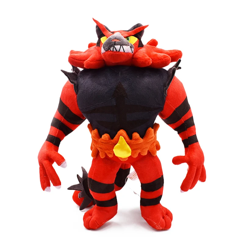 Новые плюшевые куклы Litten Incineroar 19-36 см Мультяшные плюшевые игрушки мягкие игрушки для животных мягкие рождественские игрушки; лучший подарок - Цвет: 33cm Incineroar