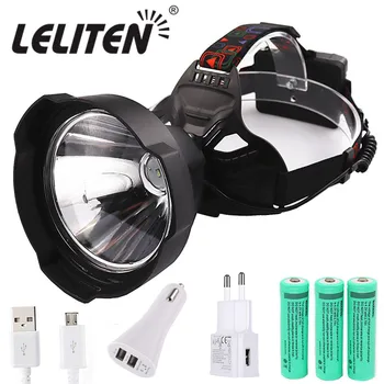 

Portable USB Charging LED Headlamp Super bright fishing headlight flashlight torch Head lamp