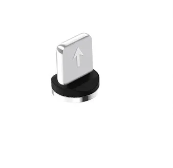 Магнитный кабель, usb-кабель для iPhone, samsung, кабель для быстрой зарядки и передачи данных, магнитное зарядное устройство для устройств Micro type-C, 1/2 метров - Цвет: Only For iPhone Plug